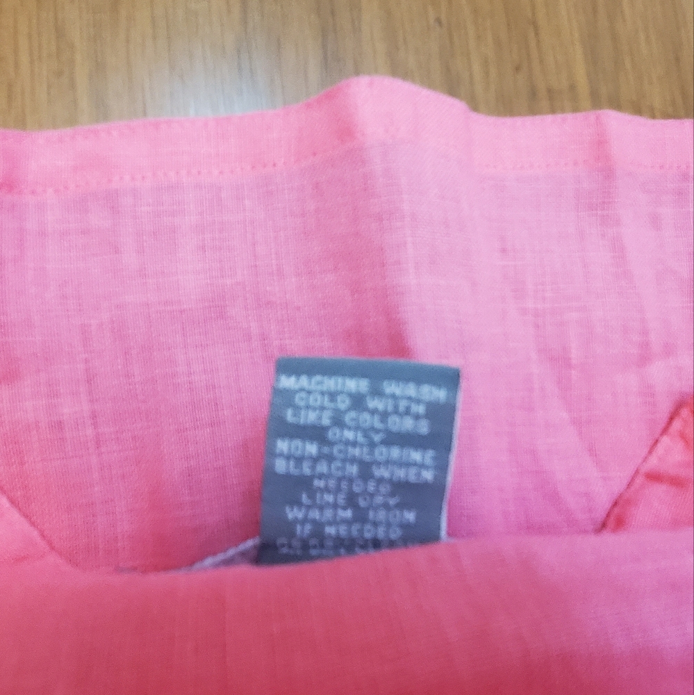 Women's Pink Tunic Blouse - Picture 5 of 6